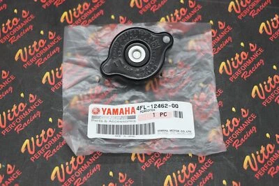NEW RADIATOR CAP factory OEM Yamaha Banshee Raptor Grizzly YZ125 YZ250 - Image 1 of 4