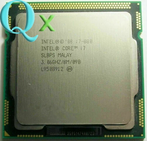 1st Gen Intel Core i7-880 LGA1156 CPU Processor Quad Core 3.06GHz 8MB 95W SLBPS - Image 1 of 1