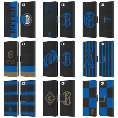 OFFICIAL INTER MILAN GRAPHICS LEATHER BOOK WALLET CASE FOR HUAWEI PHONES 2 - Image 1 of 4