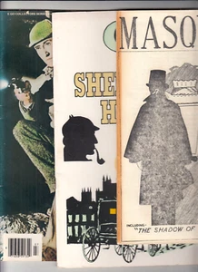 MASQUE MAGAZINE #4/COMICZINE #2/SHERLOCK HOLMES e-go collectors series #3 - Picture 1 of 10