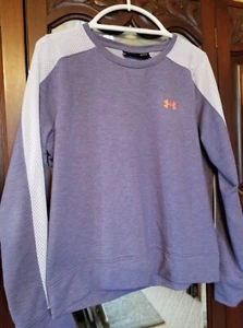 Under Armour Women's Large Dusty Lavender & open Weave Preworn Breathable Trim - Picture 1 of 12