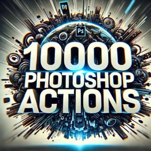 Pack de 10 000+ actions Photoshop | Préréglages de retouche photo professionnels - Photo 1 sur 3