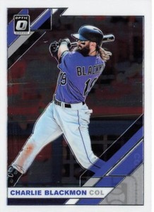 2019 Donruss Optic #131 Charlie Blackmon Colorado Rockies