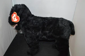 Realistic Black Puppy Vintage 1994 Ty EUC soft Labrador Puppie Cinders 17" J8 - Picture 1 of 4