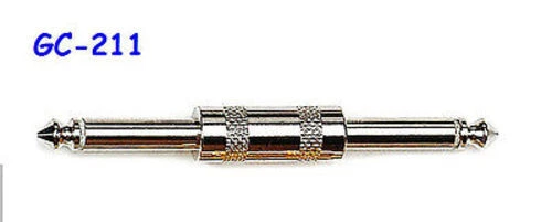 Adaptador cambiador de género de audio 1/4" mono TS macho a macho, CablesOnline GC-211 Foto 1 de 1