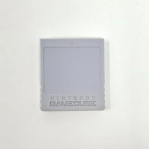 Official Nintendo Gamecube Memory Card 59 Blocks DOL-008 Gray - Tested - Picture 1 of 6