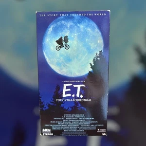 E.T. The Extra-Terrestrial VHS 1982 Sci-Fi Family Original Release MCA - Picture 1 of 2