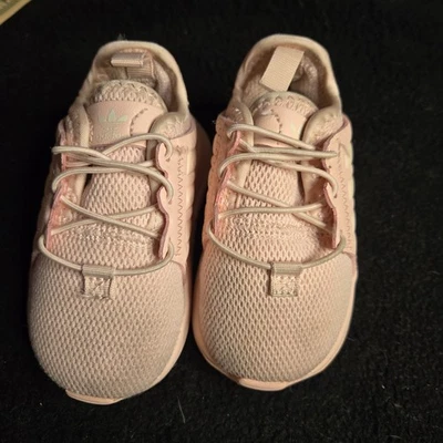 Adidas девочек Baby Racer TR21 обуви розовый белый работает детский размер 4K ребенка ясельного возраста кроссовок - Изображение 1 из 4