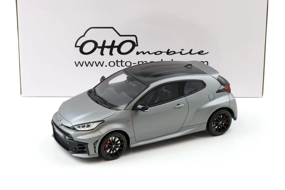 1 18 OTTOMOBILE Toyota Yaris Gr 2024 Grey Metal OT1127