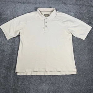 Cabelas Poloshirt Herren Medium Beige Outfitters Serie Heavy Cotton Jagd - Bild 1 von 7