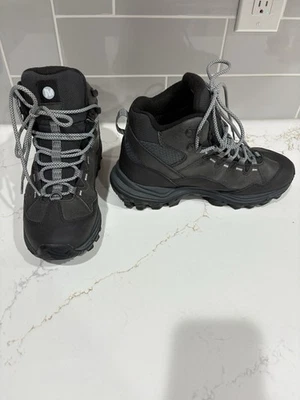 Мужские зимние ботинки Merrell Thermo Chill Mid WP черные на шнуровке водонепроницаемые зимние - 8 - Изображение 1 из 4