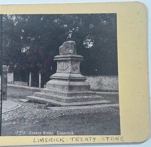 Tarjeta Stereoview Monument at Thomond Bridge, Limerick, de colección - Imagen 1 de 4