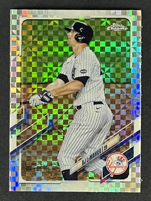 DJ LeMahieu 2021 Topps Chrome - X-Fractor #105 New York Yankees - Image 1 of 3