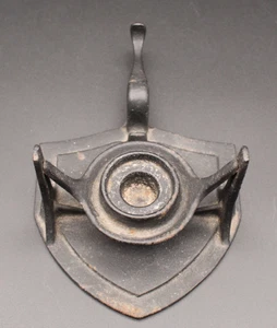 Gimbal nave in ghisa da appendere o da tavolo portacandele ~ Giappone - Foto 1 di 5