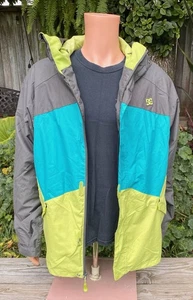 Vintage DC Snowboarding Exotek 5k Series Jacket Gray Blue Green Men’s Medium - Picture 1 of 17
