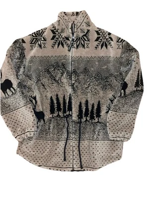 Chaqueta Denali Wildlife Nature para mujer mediana vintage polar por todas partes Foto 1 de 4