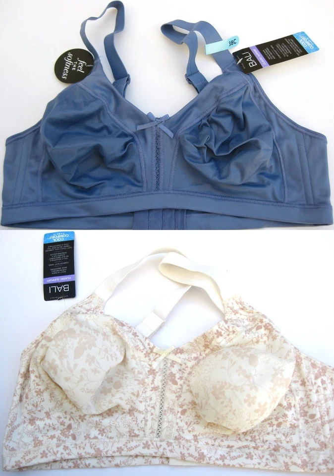 New Bali Double/Flexible Support Back Smoothing WF Bra DF0044 pick 1 - Image 1 of 1