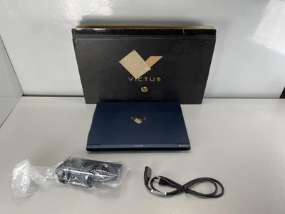 HP Victus Gaming Laptop 15-FA0033DX 15.6" Intel i5-12450H 512GB RTX 3050- Blue - Image 1 of 4