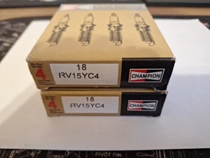 8 Pack Spark Plugs Champion Copper Set for 1985-1996 Ford V8-5.0L RV15YC4 18 - Picture 1 of 1