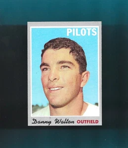 ROOKIE RC DI ALTA QUALITÀ! DANNY WALTON - PILOTI DI SEATTLE! Carta Topps 1970 # 134 SHARP! - Foto 1 di 2