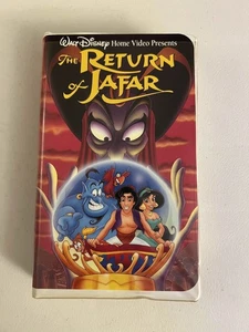 Walt Disney The Return of Jafar Aladin VHS Tape Movie Cartoon Animated Children' - Foto 1 di 3