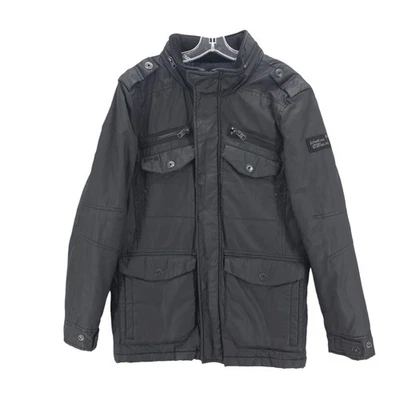 SCHOTT NYC Jacket Jacket M85 Army Type Charcoal Gray Black MEDIUM - Image 1 of 4