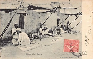 Kenya - MOMBASA - Native hair-dressers - Publ. D. V. Figueira - Picture 1 of 2