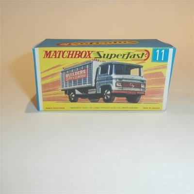 Matchbox Lesney Superfast 11 e Mercedes Scaffold Truck G Style Repro Box - Image 1 of 4