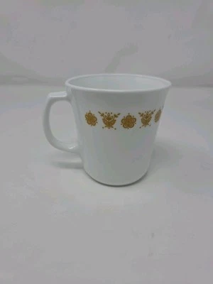 Vintage Corning Corelle Butterfly Gold Coffee Mugs D Handle