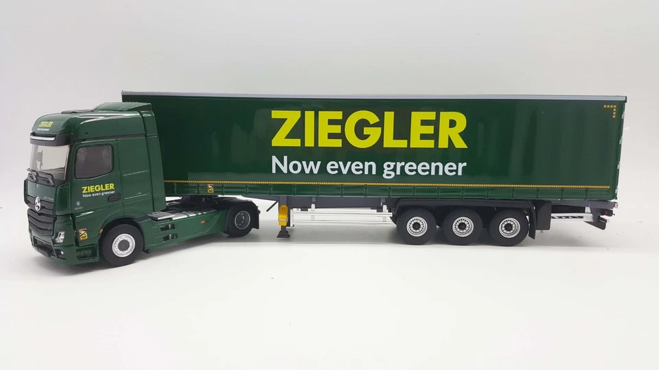 ELIGOR - MERCEDES Actros 5 BigSpace 4x2 con rimorchio telonato 3 assi ZIEGLER... - Immagine 1 di 1