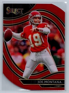 2020 Panini Select - Field Level Red Prizm Die-Cut #319 Joe Montana - HOF NM-MT - Picture 1 of 2