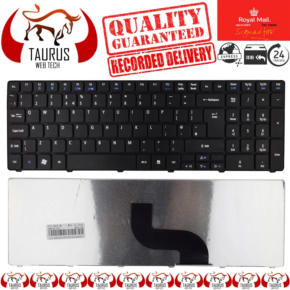 Nuevo teclado ACER Aspire 5744 5744Z 5742G 5742Z 5742ZG 5750 5750G 5750Z REINO UNIDO Foto 1 de 4