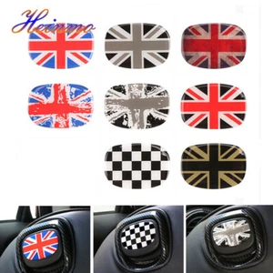 2 × Seat Handle Decal Cover Sticker Trim For Cooper S JCW ONE F56 Hatchback - Picture 1 of 21