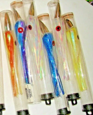 Lote de 5 SEÑUELOS DE PESCA de agua salada Z-Man Big Game Trolling Atún Mahi Atún Marlin Mix Foto 1 de 4