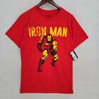 T-shirt Marvel Retro Red Iron Man homme taille M neuf avec étiquettes