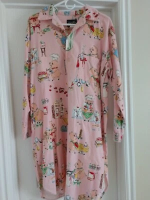 Nick and Nora Vintage HTF VEUC Piggies Cooking Night gown or robe - Image 1 of 4