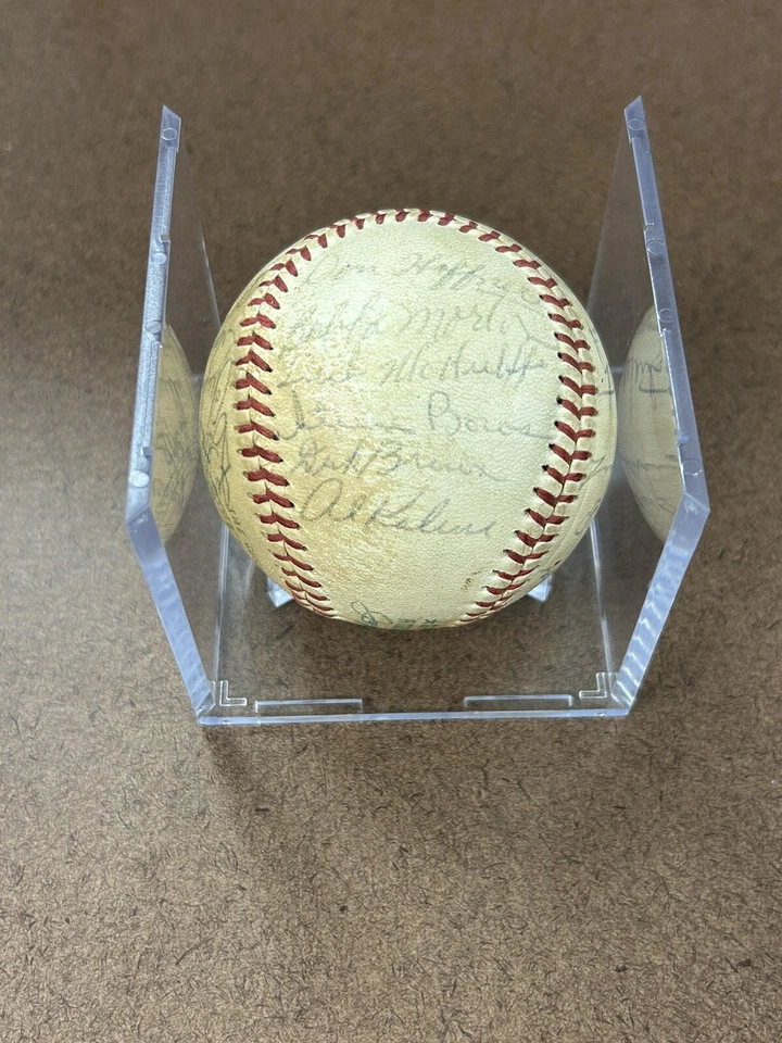 1961 Detroit Tigers Signed Team Ball Al Kaline Jim Bunning 27 Signatures PSA/DNA - Image 1 of 4
