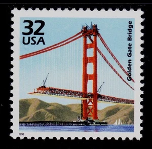 UNITED STATES SCOTT# 3185l MNH  BRIDGE TOPICAL GOLDEN GATE BRIDGE, SAN FRANCISCO - Picture 1 of 1