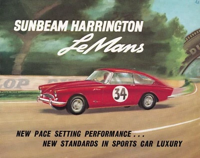 SUNBEAM HARRINGTON LE-MANS BROCHURE. - Image 1 of 4