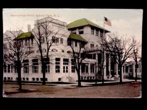 c1917 Asbury Park, N.J. Metropolitan Hotel Rare Vintage Postcard - Picture 1 of 2