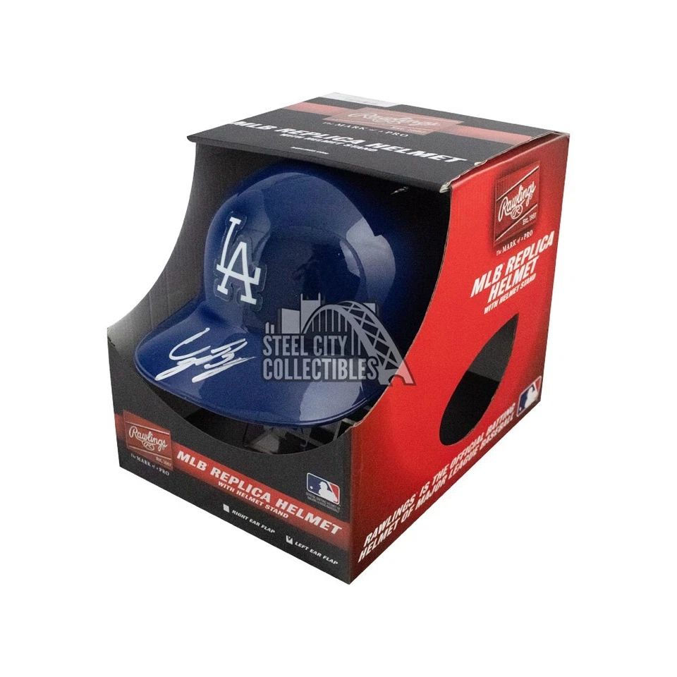 Cody Bellinger Autographed Dodgers Replica Baseball Batting Helmet - Fanatics - Image 1 of 1