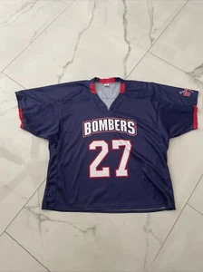 Lacrosse Jersey 27 Bombers Blue Size L - Picture 1 of 12