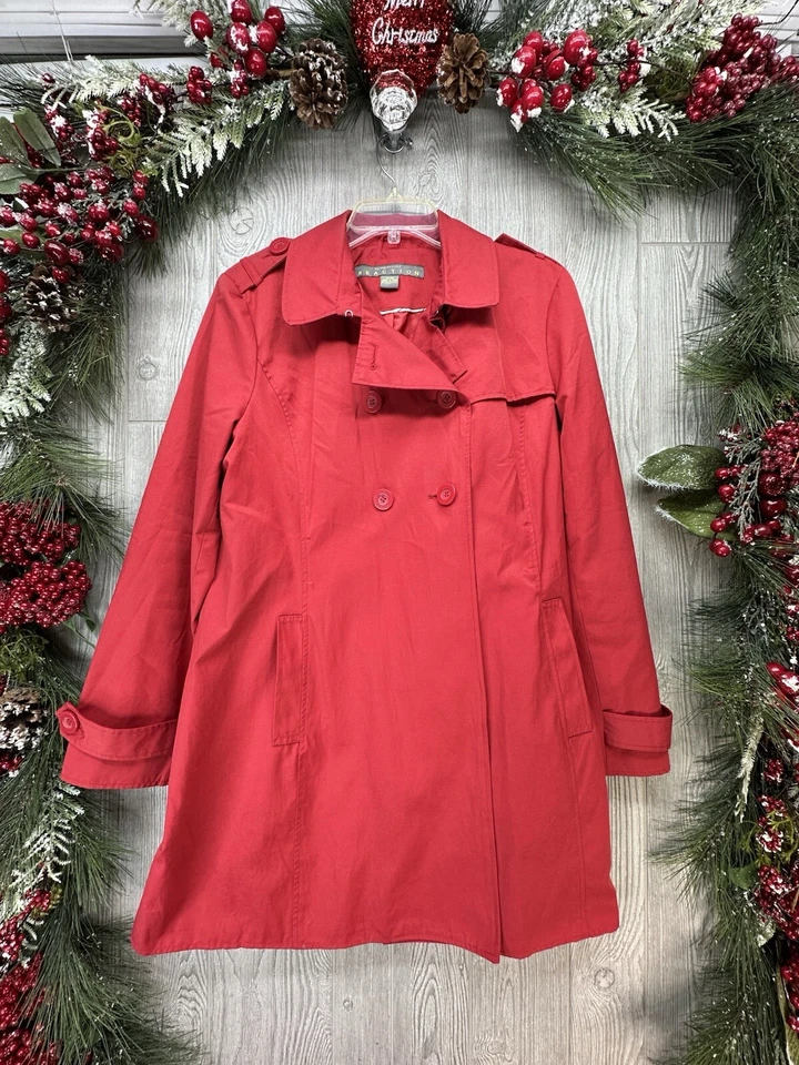 Rain Jacket Women’s Extra Large XL Red Coat Kenneth Cole Reaction GIII - Image 1 of 4