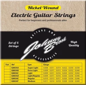 Nickel Wound Electric Guitar Strings Set of 6 (Gauge Super Light) - Picture 1 of 2