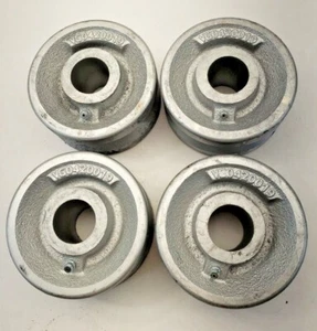 LOT OF 4,  CASTER WHEELS  VG0420019, NO Roller Bearing - Picture 1 of 7