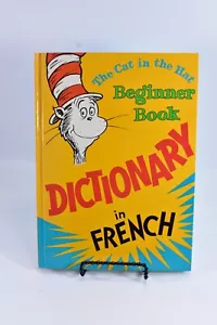 THE CAT IN THE HAT BEGINNER BOOK DICTIONARY IN FRENCH HARDCOVER 1980S - Picture 1 of 4