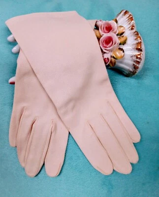 Nuevos guantes vintage Crescendoe beige para mujer talla 7.  #1245 Foto 1 de 4