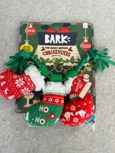 BARK Holiday Stocking Tuggers XS-S Dog Toy Christmas NEW - Picture 1 of 3