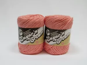 Lily Sugar 'n Cream Baumwollgarn, 2, 2 Unzen Knäuel in Teerose - Bild 1 von 3