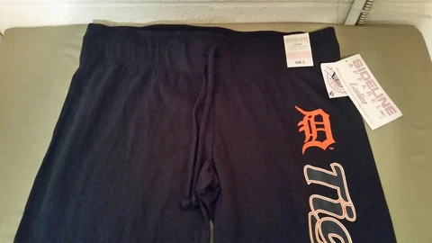 new MLB detroit tigers womens drawstring lounge pants Cover